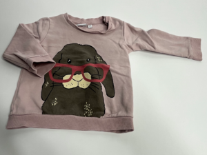 Pullover mit Hasen-Print