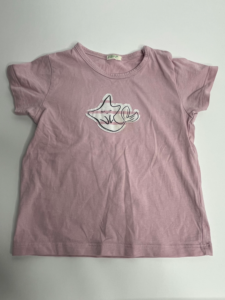 T-Shirt mit Meeresbewohner-Applikation