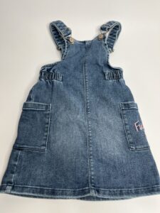 Jeans-Latzkleid