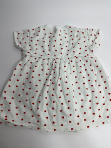 Kleid mit Herz-Print