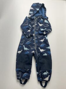 Softshell-Anzug mit Dino-Motiv