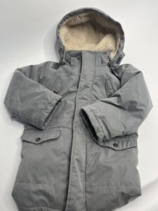 Übergangsjacke mit gefütterter Kapuze