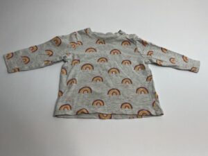 Langarmshirt mit Regenbogen-Motiv
