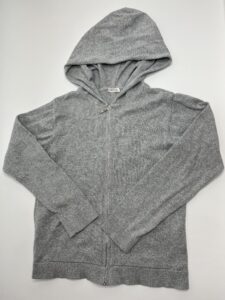 Baumwoll-Strickjacke mit Glitzer-Fäden